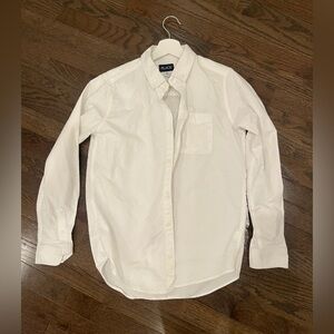 The Children's Place Big Boys' Long Sleeve Uniform Oxford Shirt White XXL/16